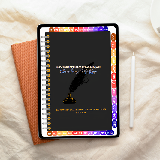 All in One Digital Planner – iPad & Android – Only $2! – Undated, GoodNotes Compatible, Daily/Weekly/Monthly